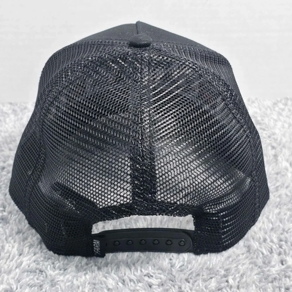 Goorin Bros The Farm Black Mamba‎ Mesh Snapback Trucker Hat Cap NWT 101-1024-YA